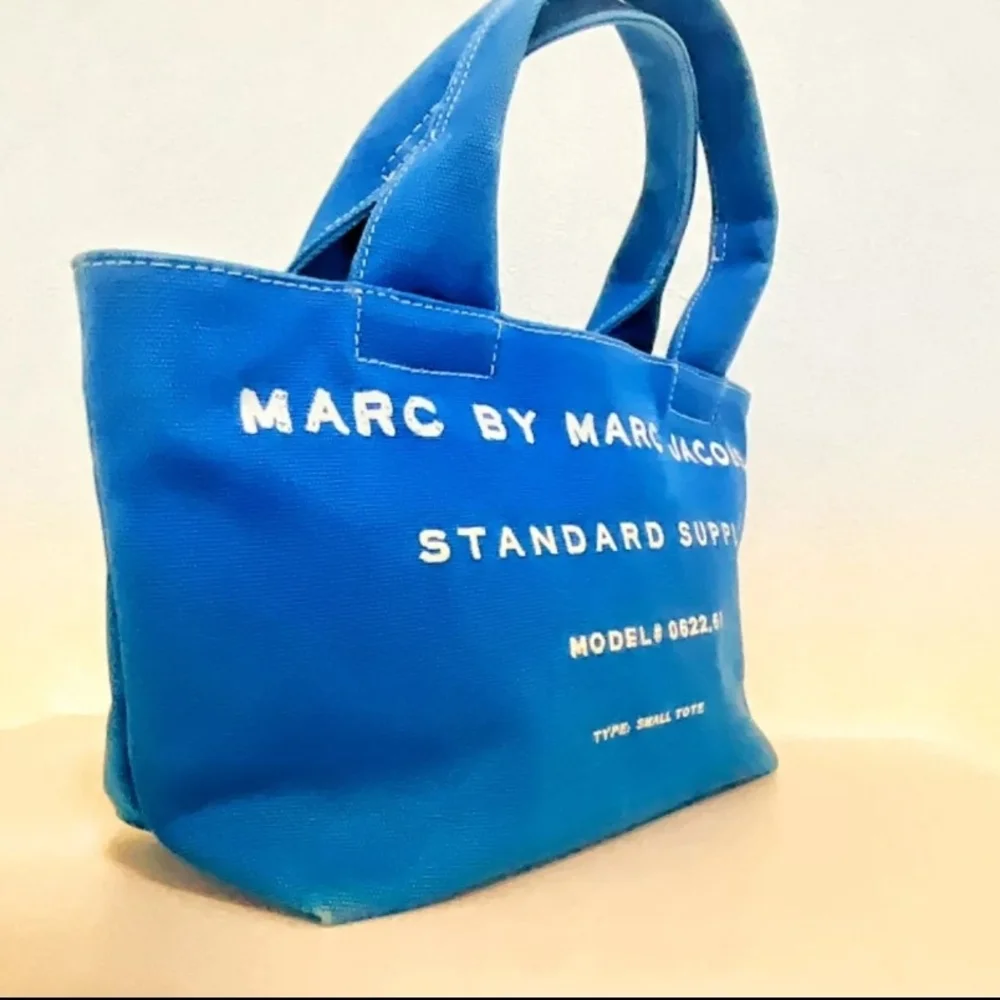 EUC Marc by Marc Jacobs Blue Jean Tote Bag  Preloved Beautiful Bag - Picture 4 of 9